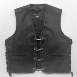 Bobber 1 Leather Vest (Quick Release Lock Closure)