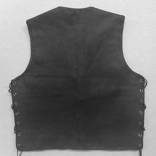 Bobber 1 Leather Vest (Quick Release Lock Closure)